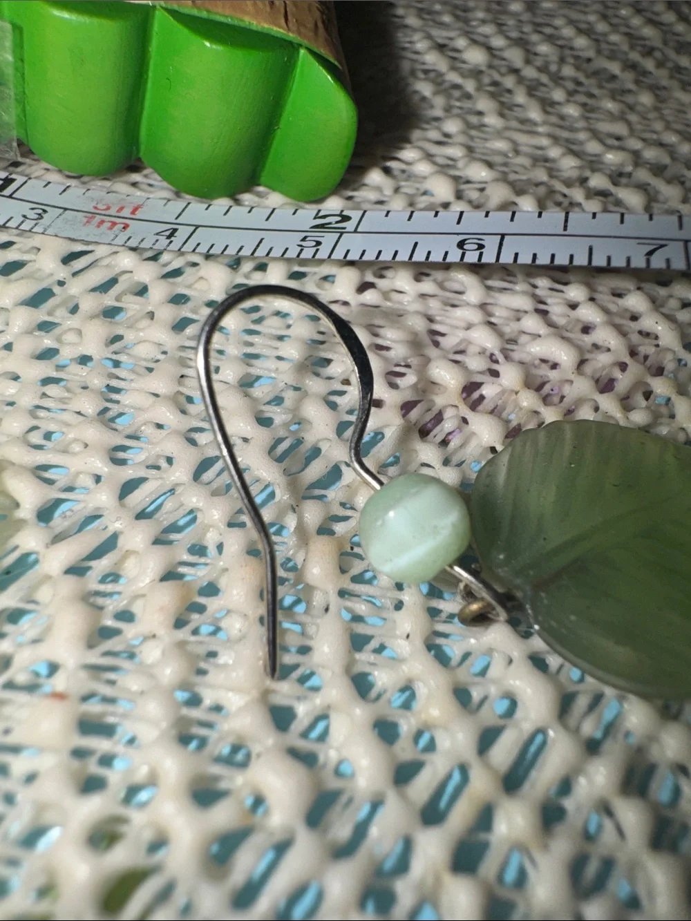 Read Handmade 925 Green Leaf Drop Earrings - Lightweight Women Jewelry Read
